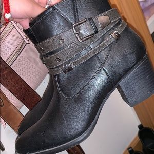 Black booties